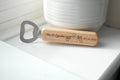 Personalised Minimalist Hands & Heart Engraved Bottle Opener – Custom Couple, House warming Gift